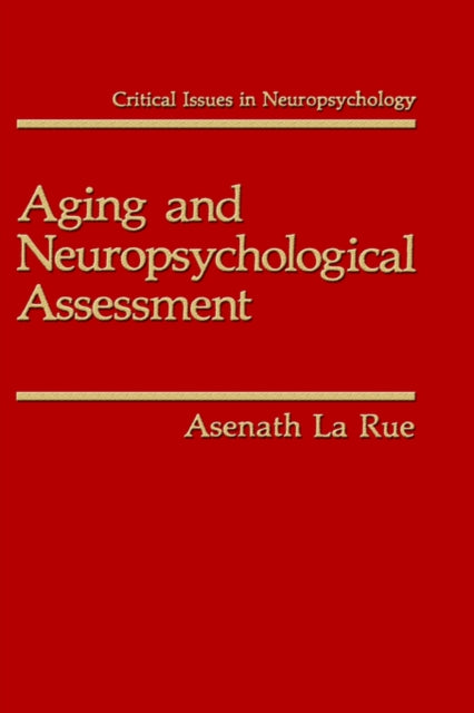 Book cover of: Aging and Neuropsychological Assessment