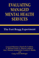 Book cover of: Evaluating Managed Mental Health Services