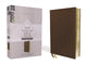 Book cover of: NASB, Thinline Bible, Large Print, Passaggio Setting, Leathersoft, Brown, Red Letter, 1995 Text, Comfort Print. By: Zondervan Publishing Company