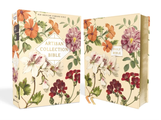 Book cover of: NASB, Artisan Collection Bible, Leathersoft, Almond Floral, Red Letter, 1995 Text, Comfort Print