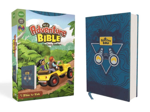 Book cover of: NIrV, Adventure Bible for Early Readers, Leathersoft, Blue, Full Color. By: Lawrence O. Richards
