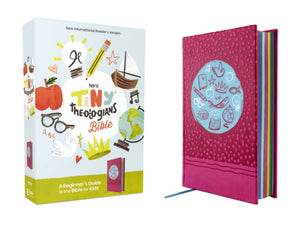 NIrV, Tiny Theologians Bible, Leathersoft over Board, Pink, Comfort Print