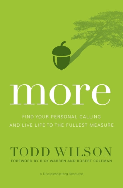 Book cover of: More. By: Todd Wilson