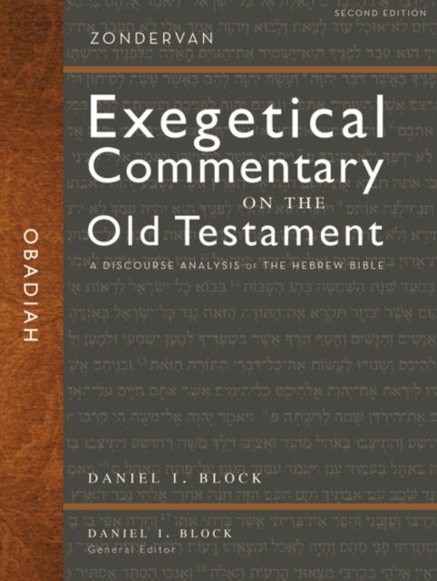 Book cover of: Obadiah. By: Daniel I. Block