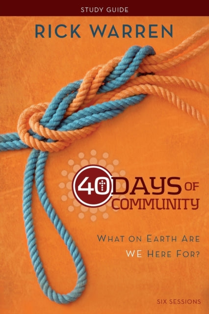 Book cover of: 40 Days of Community Bible Study Guide