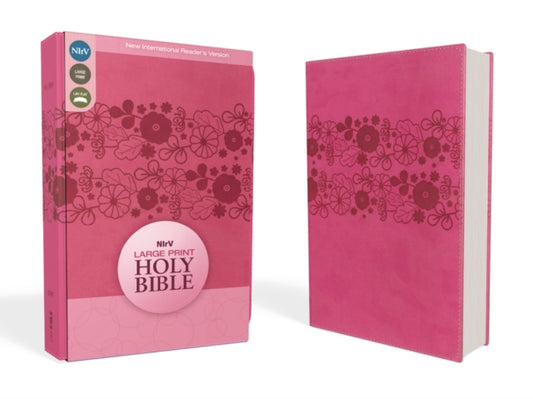 Book cover of: NIrV, Holy Bible, Large Print, Leathersoft, Pink. By: Zondervan Publishing Company