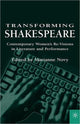 Book cover of: Transforming Shakespeare. By: Marianne Novy