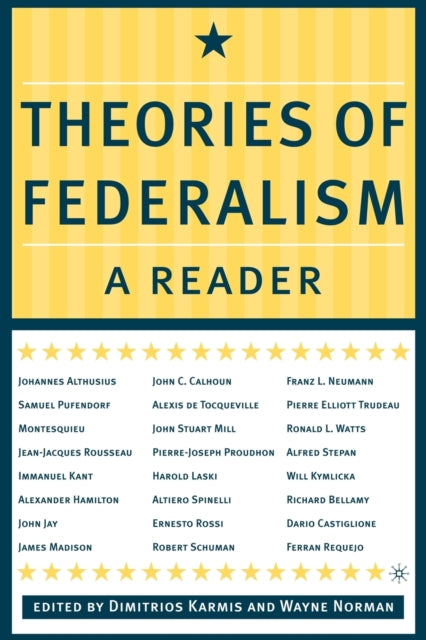 Book cover of: Theories of Federalism