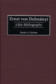 Book cover of: Ernst von Dohnanyi