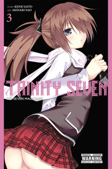 Book cover of: Trinity Seven, Vol. 3. By: Kenji Saitou