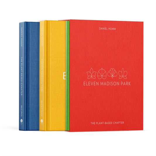Book cover of: Eleven Madison Park: The Plant-Based Chapter. By: Daniel Humm