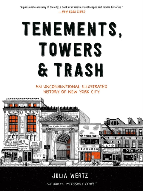 Book cover of: Tenements, Towers & Trash. By: Julia Wertz