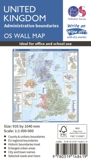 Book cover of: United Kingdom Administrative Boundaries