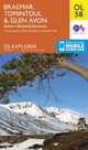 Book cover of: Braemar, Tomintoul & Glen Avon, Beinn a' Bhuird & Ben Avon. By: Ordnance Survey