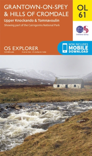 Book cover of: Grantown-on-Spey & Hills of Cromdale, Upper Knockando & Tomnavoulin. By: Ordnance Survey