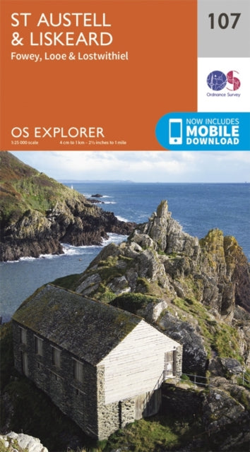 Book cover of: St.Austell, Liskeard, Fowey, Looe and Lostwithiel. By: Ordnance Survey