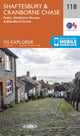 Book cover of: Shaftesbury, Cranbourne Chase, Poole, Wimbourne Minster and Blandford. By: Ordnance Survey