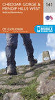 Book cover of: Cheddar Gorge and Mendip Hills West