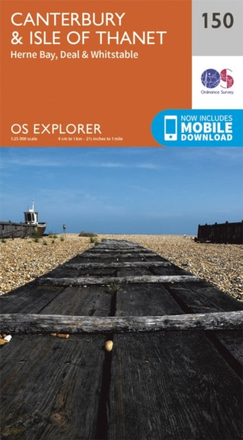 Book cover of: Canterbury and the Isle of Thanet. By: Ordnance Survey