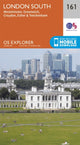 Book cover of: London South, Westminster, Greenwich, Croydon, Esher & Twickenham. By: Ordnance Survey