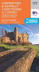 Book cover of: Carmarthen and Kidwelly. By: Ordnance Survey