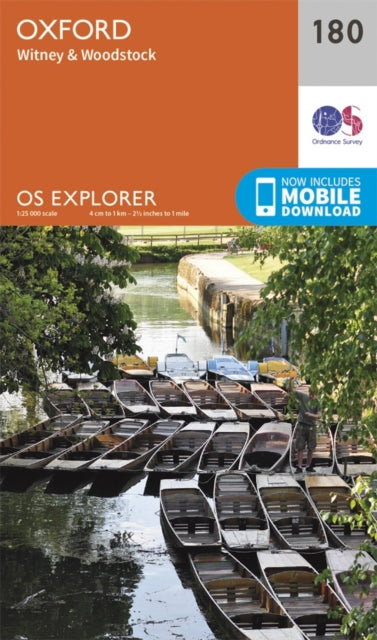 Book cover of: Oxford, Witney and Woodstock. By: Ordnance Survey