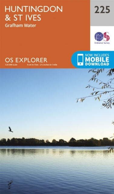 Book cover of: Huntingdon and St.Ives, Grafham Water. By: Ordnance Survey