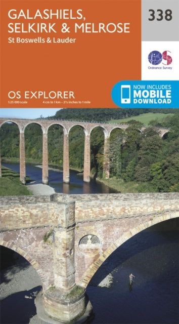 Book cover of: Galashiels, Selkirk and Melrose. By: Ordnance Survey