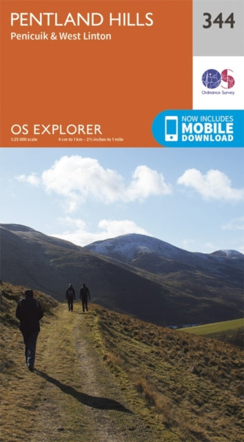 Book cover of: Pentland Hills. By: Ordnance Survey