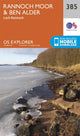 Book cover of: Rannoch Moor and Ben Alder. By: Ordnance Survey