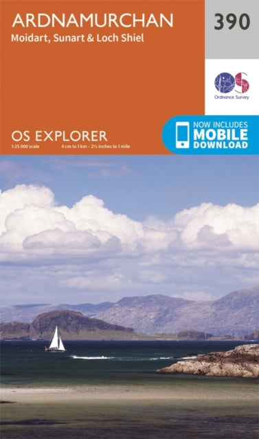 Book cover of: Ardnamurchan, Moidart, Sunart and Loch Shiel. By: Ordnance Survey
