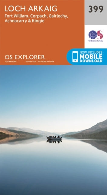 Book cover of: Loch Arkaig - Fort William and Corpach. By: Ordnance Survey