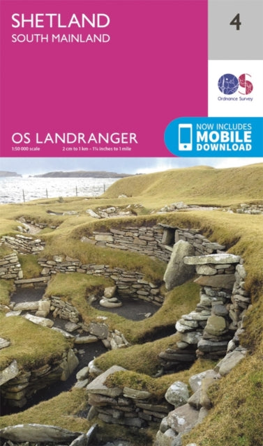 Book cover of: Shetland - South Mainland. By: Ordnance Survey