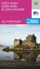 Book cover of: Loch Alsh, Glen Shiel & Loch Hourn. By: Ordnance Survey