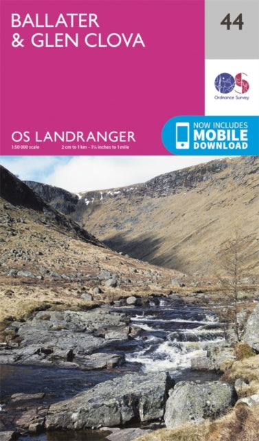 Book cover of: Ballater, Glen Clova. By: Ordnance Survey