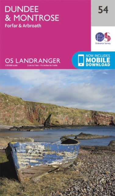 Book cover of: Dundee & Montrose, Forfar & Arbroath. By: Ordnance Survey