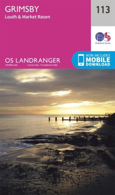 Book cover of: Grimsby, Louth & Market Rasen. By: Ordnance Survey