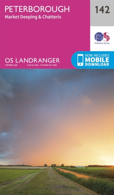 Book cover of: Peterborough, Market Deeping & Chatteris. By: Ordnance Survey