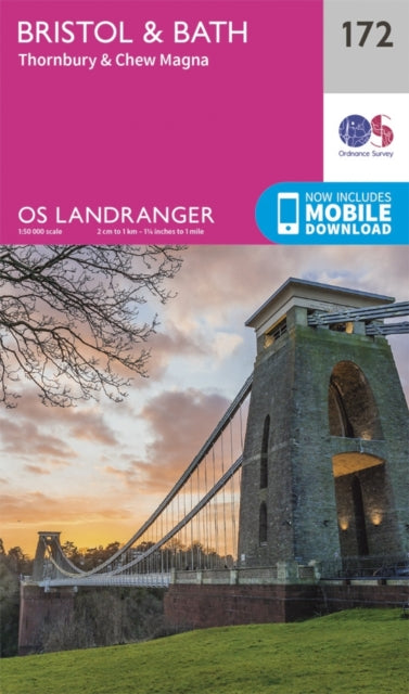 Book cover of: Bristol & Bath, Thornbury & Chew Magna. By: Ordnance Survey
