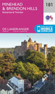 Book cover of: Minehead & Brendon Hills, Dulverton & Tiverton. By: Ordnance Survey
