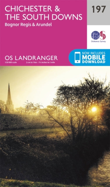 Book cover of: Chichester & the South Downs. By: Ordnance Survey