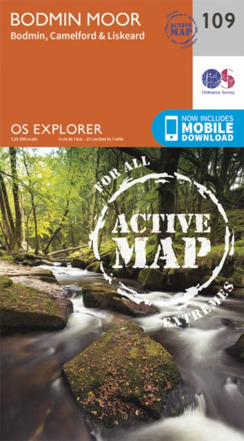 Book cover of: Bodmin Moor. By: Ordnance Survey