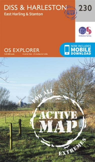 Book cover of: Diss & Harleston. By: Ordnance Survey
