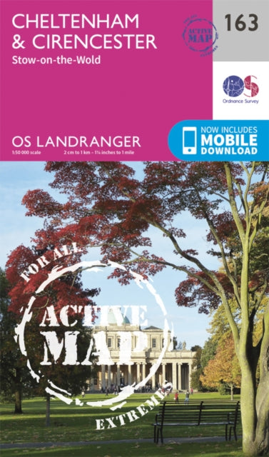 Book cover of: Cheltenham & Cirencester, Stow-on-the-Wold. By: Ordnance Survey