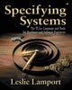Book cover of: Specifying Systems. By: LAMPORT  LESLIE