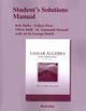 Book cover of: Student Solutions Manual for Linear Algebra with Applications. By: Otto Bretscher