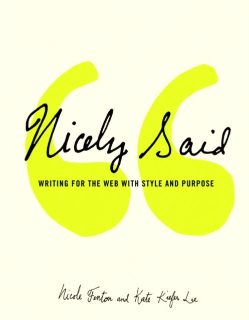 Book cover of: Nicely Said. By: FENTON, NICOLE