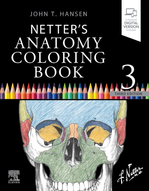 Book cover of: Netter's Anatomy Coloring Book. By: John T. Hansen