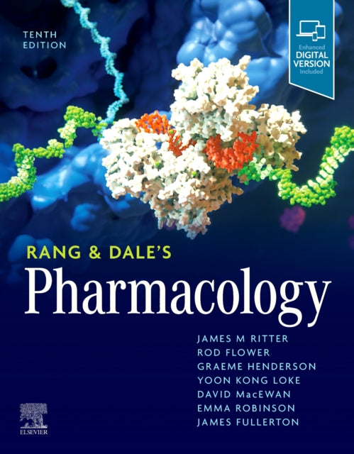 Book cover of: Rang & Dale's Pharmacology. By: James M. Ritter