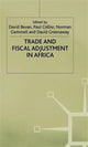 Book cover of: Trade and Fiscal Adjustment in Africa. By: Paul Collier